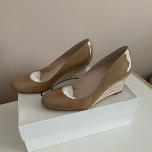 LK Bennett Zella Wedge in Taupe
